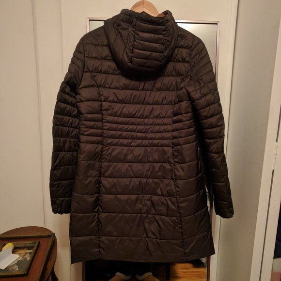 Military green quilted light puffer Point Zero - Picture 3 of 10